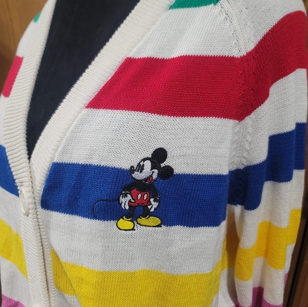 Disney Multicolor Striped Women's Cardigan - Picture 4 of 8